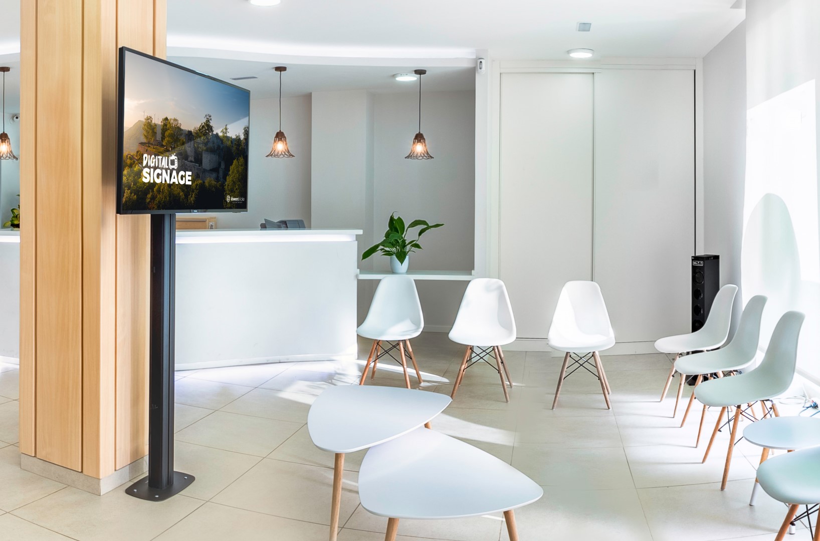 Digital Signage im Wartezimmer von Praxen